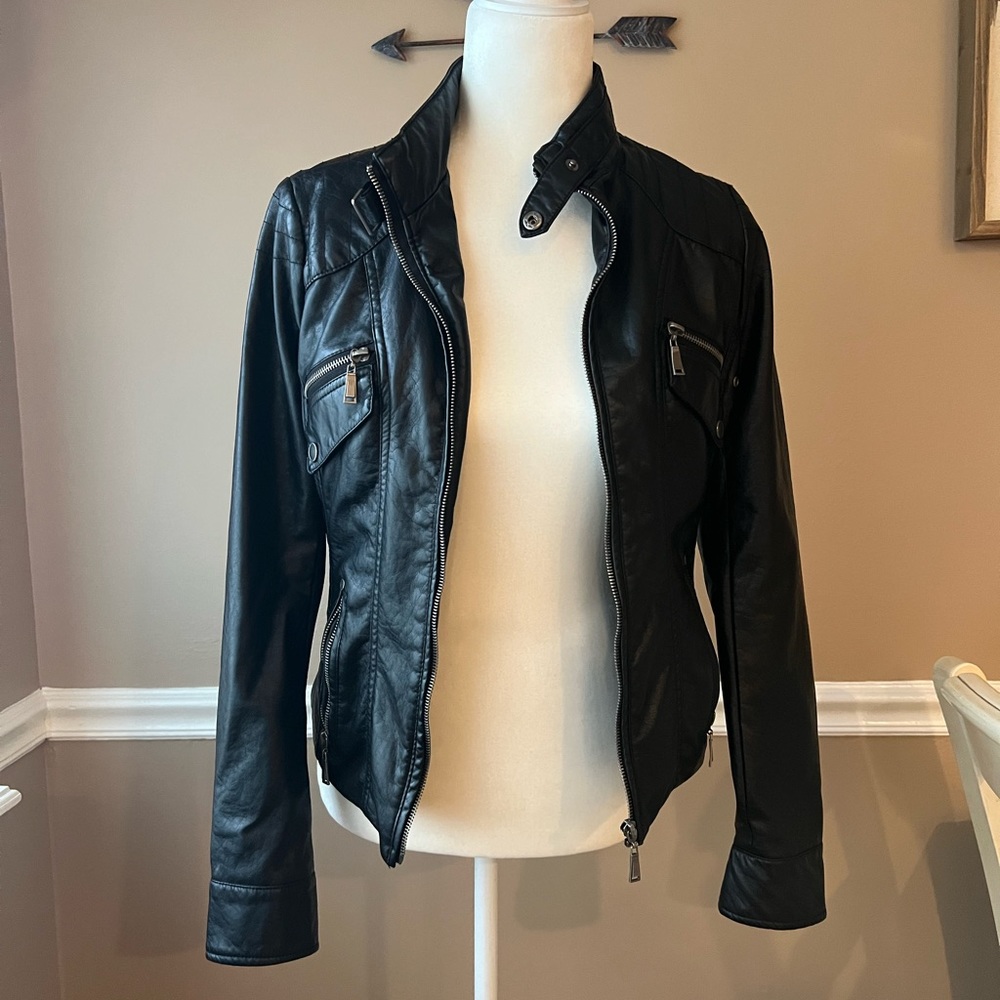 Faux Leather Jacket J2